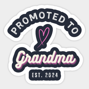 Promoted to Grandma Sticker